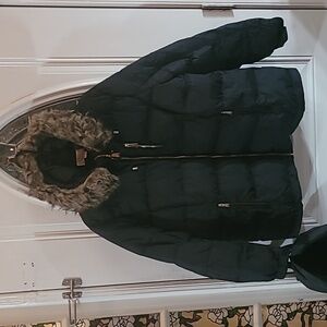 Michael Kors Winter Down Coat Jacket With Hoodie Size 1x